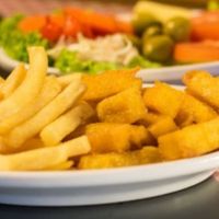 Porção Batata Frita Com Mandioca